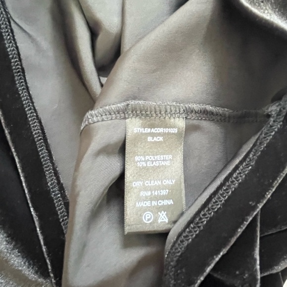 ASTR The Label Virginia Dress Heavy Velour Square Neck XL New with tags - Picture 5 of 9